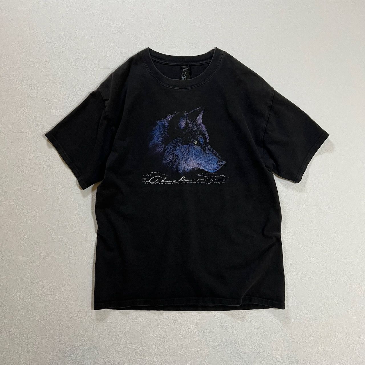 00s ウルフ 狼 アニマル Tシャツ ブラック M 古着 - メルカリ