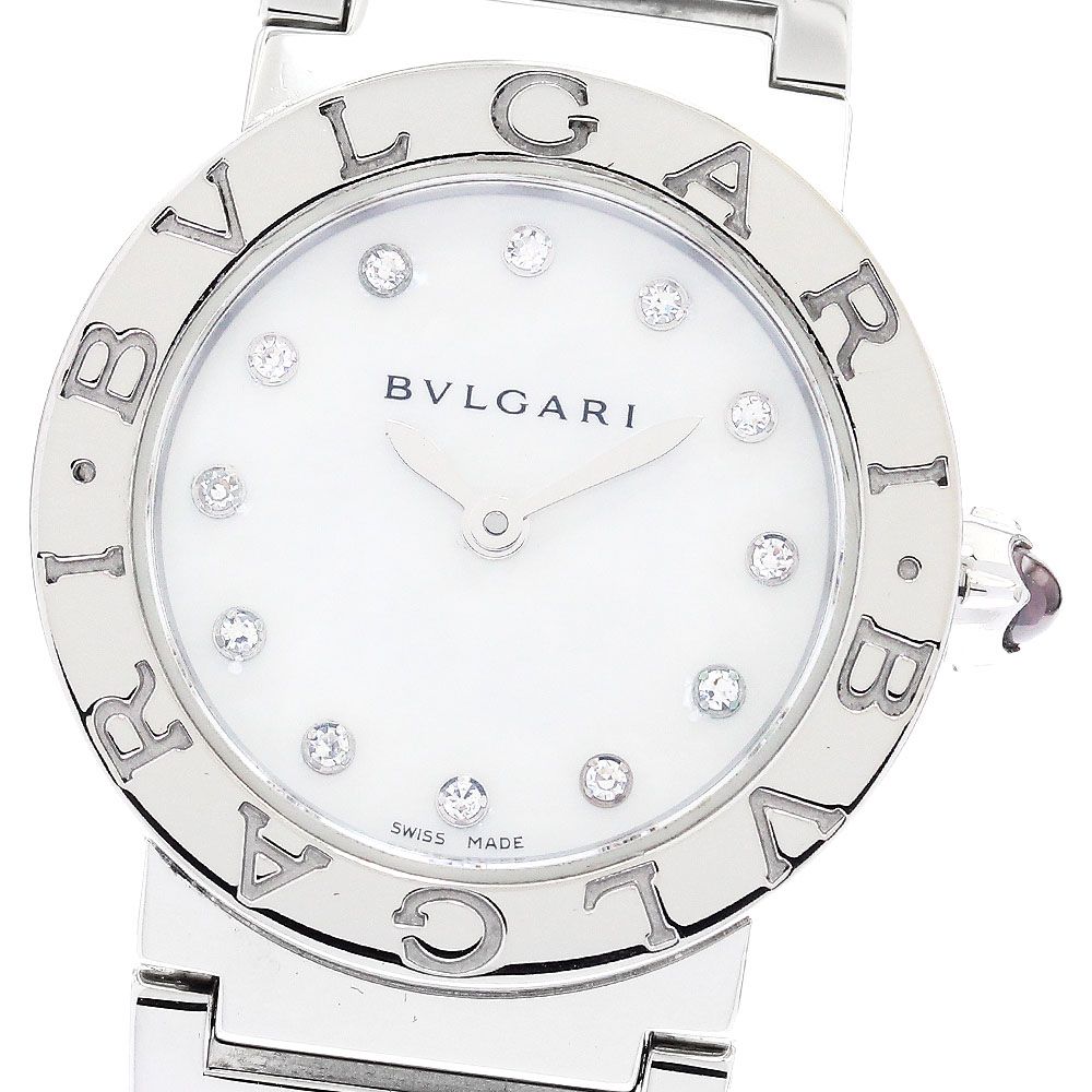 ブルガリ BVLGARI BBL26S ブルガリブルガリ 12Pダイヤ クォーツ
