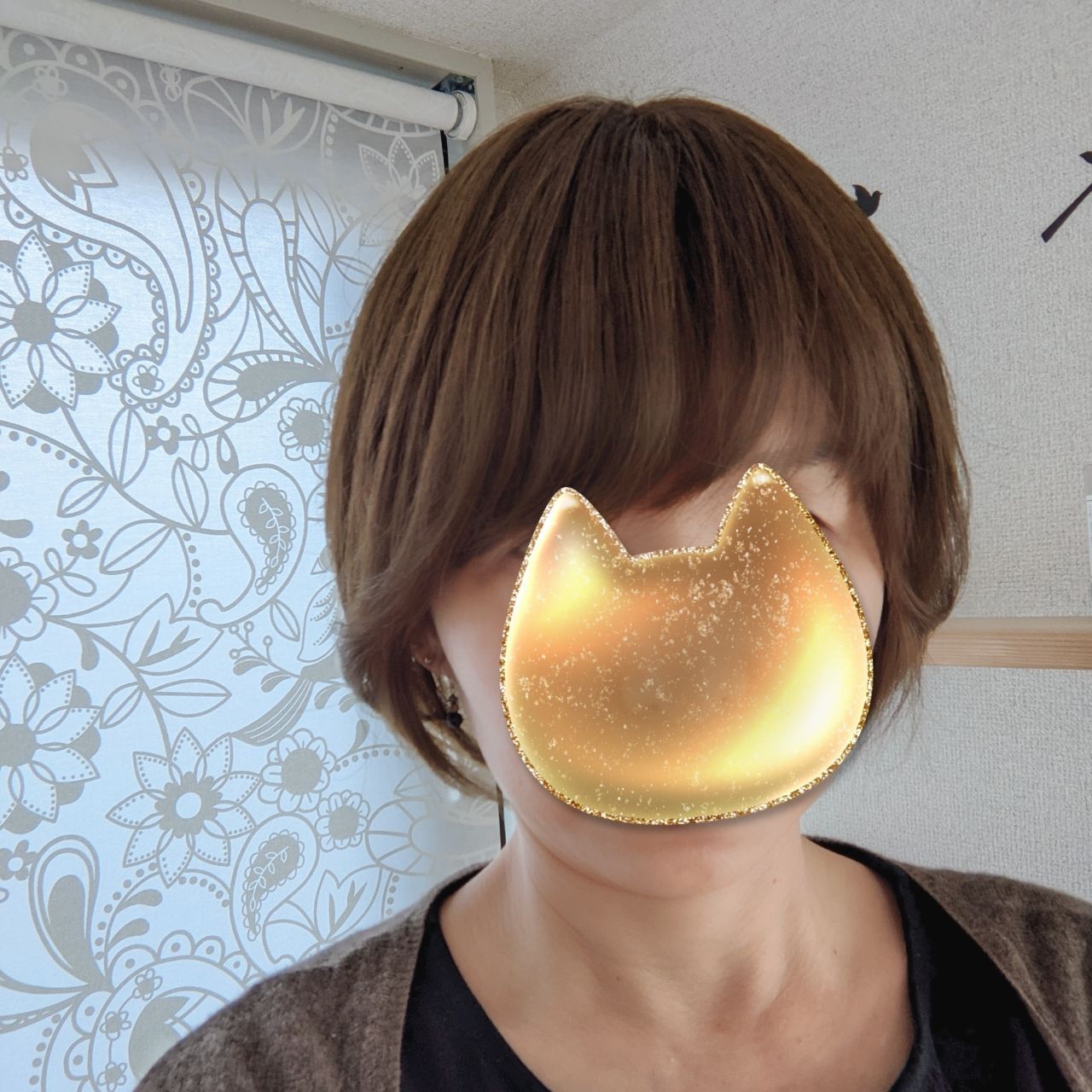 ✨サラサラ高級人毛100%✨ ショート ブラウン 人毛ウイッグ 医療