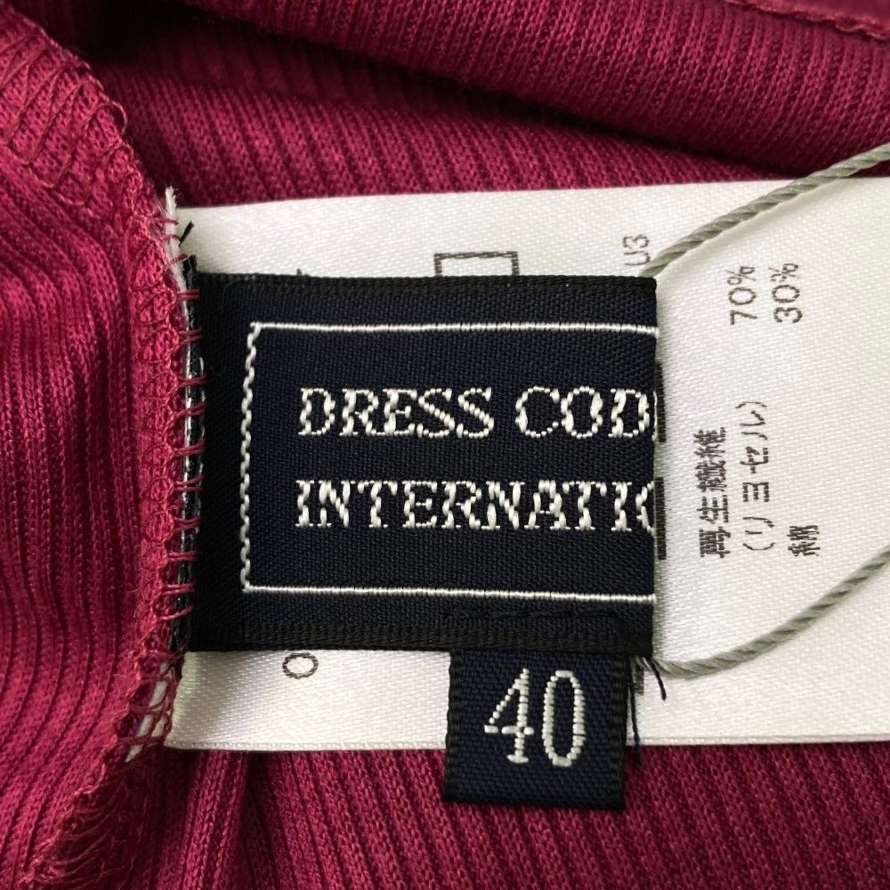 サイズ：40 ZOY ゾーイ 071578025 長袖タートルネックTシャツ  レッド系 [240101416531] ゴルフウェア レディース ストスト ZOY ゾーイ 071578025 長袖タートルネックTシャツ レッド系