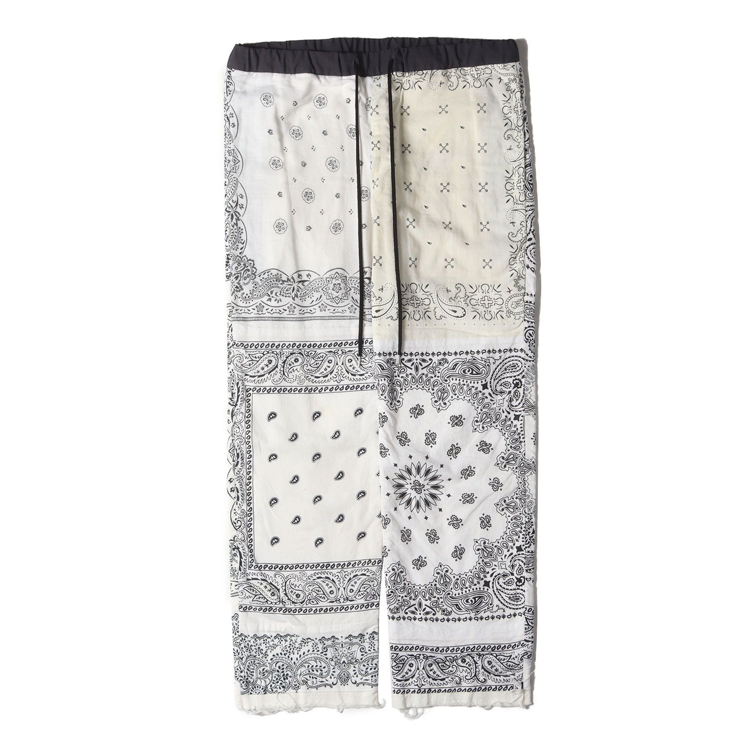 Children of the discordance チルドレン オブ ザ ディスコーダンス パンツ サイズ:記載なし(M位) / 20SS ヴィンテージバンダナ リメイク パッチワーク イージーパンツ(VINTAGE BANDANA PATCH PANTS) / ホワイト 白 / ボトムス ズボン【メンズ】【中古】【美品】【K4388】 美品】Children of the discordance パンツ サイズ:記載なし(M位