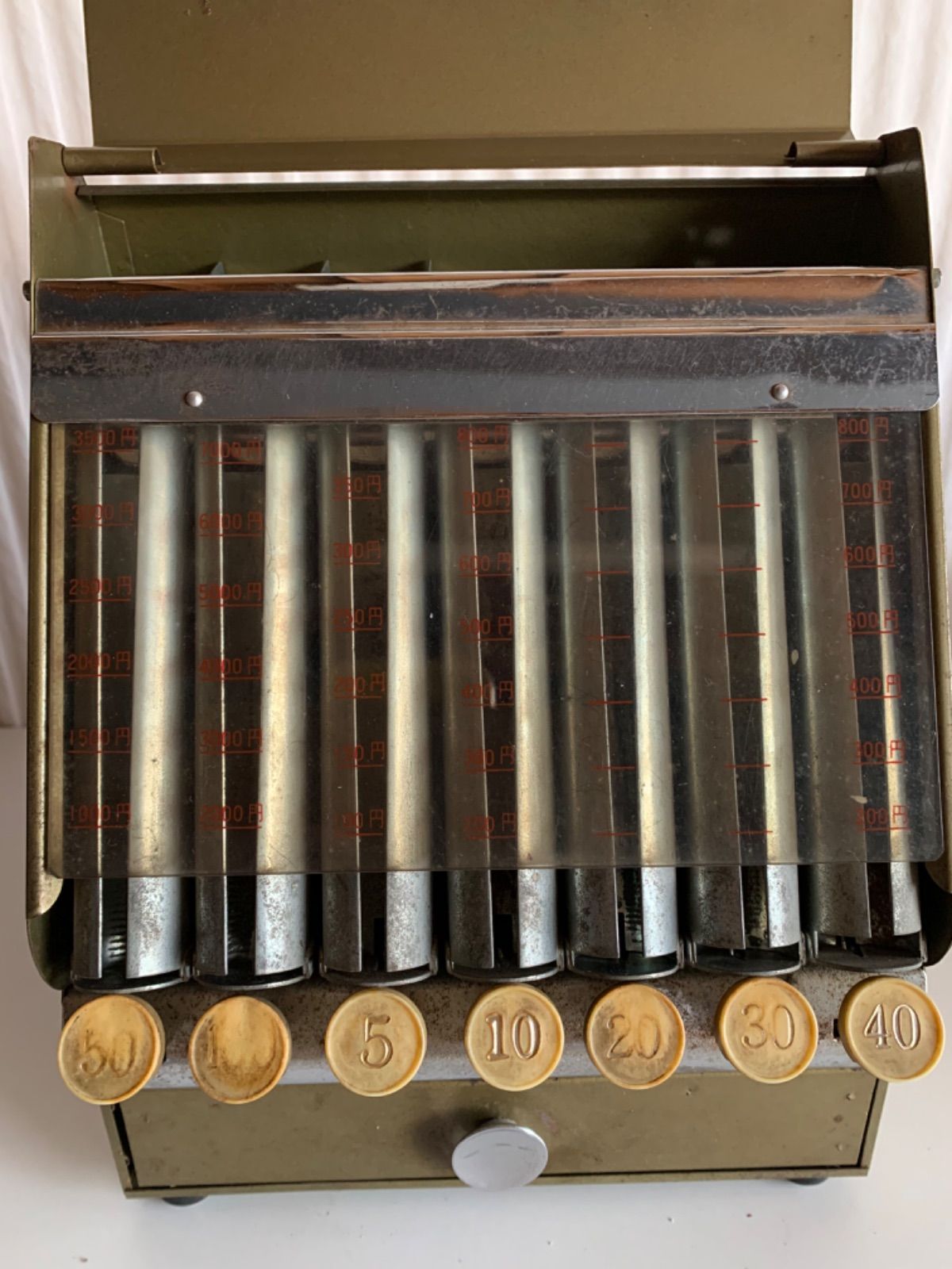 釣銭器 自動選別硬貨釣銭器 ストア アンティーク 昭和レトロ 昭和