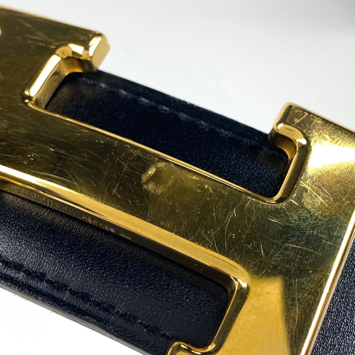 エルメス HERMES コンスタンス リバーシブル Hベルト □A刻印