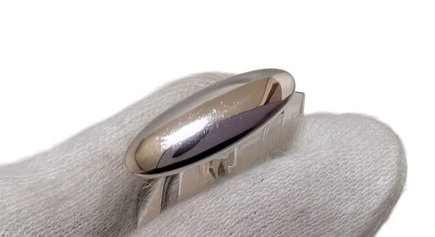 新品同様 ミキモト カフス 真珠 パール 6mm シルバー製 NHK刻