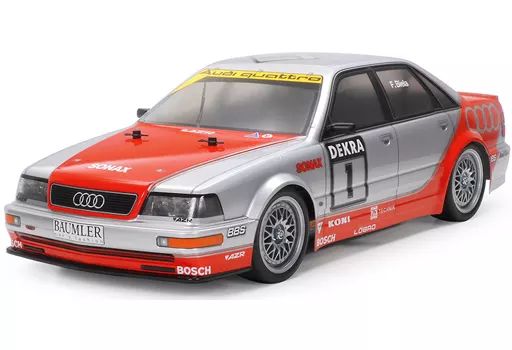 ラジコン 1|10 1992 アウディ V8 ツーリング TT-02シャーシ 組み立てキット 電動RCカーシリーズ No.699 58699