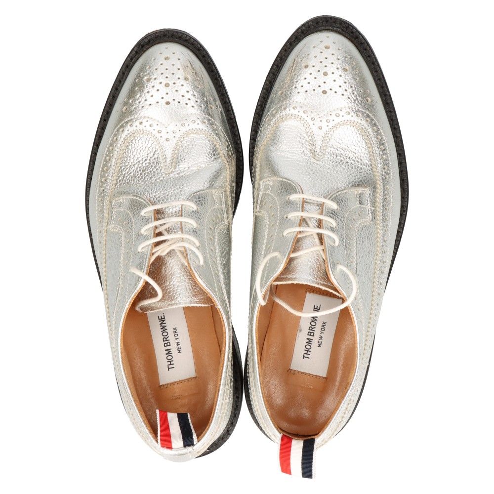 THOM BROWNE (トムブラウン) 17SS ロングウィング メダリオン レザー