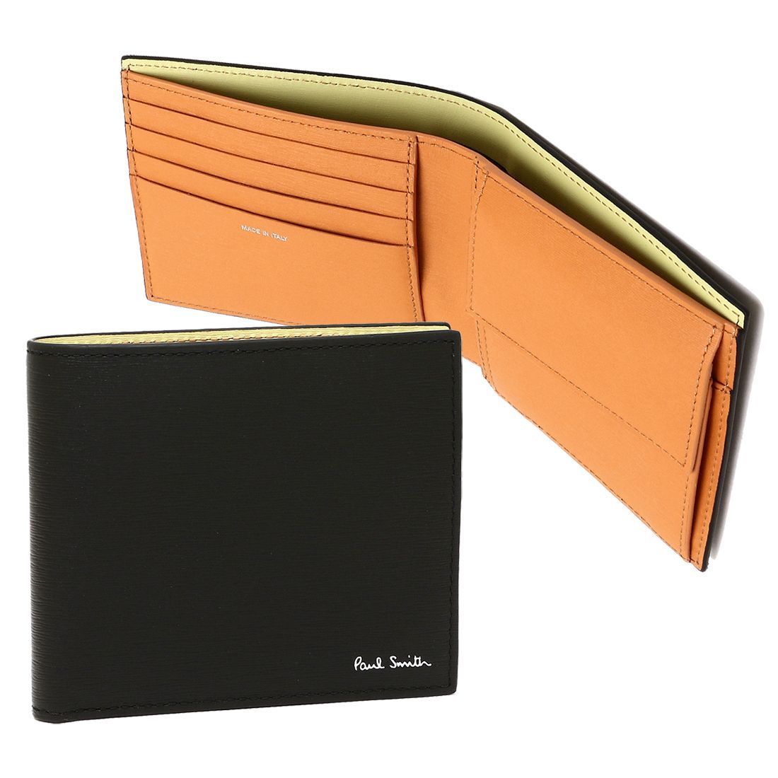 保障できる 新品 オフクーポン付 【新品】 BILLFOLD イタリア製 PAUL 