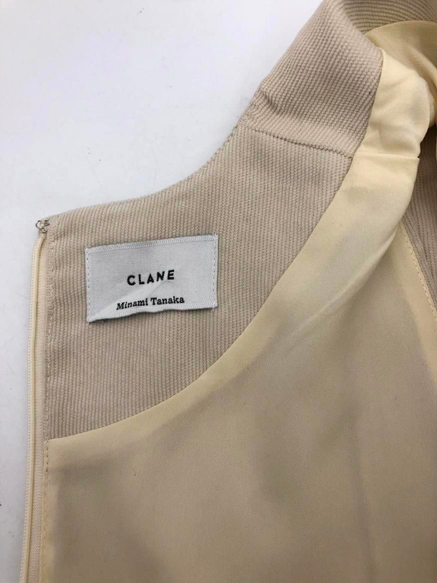 CLANE クラネ 田中みなみ スクエアスリーブ オールインワン size2|ベージュ ◎レディース WWW_MORNINGWALKER_COM