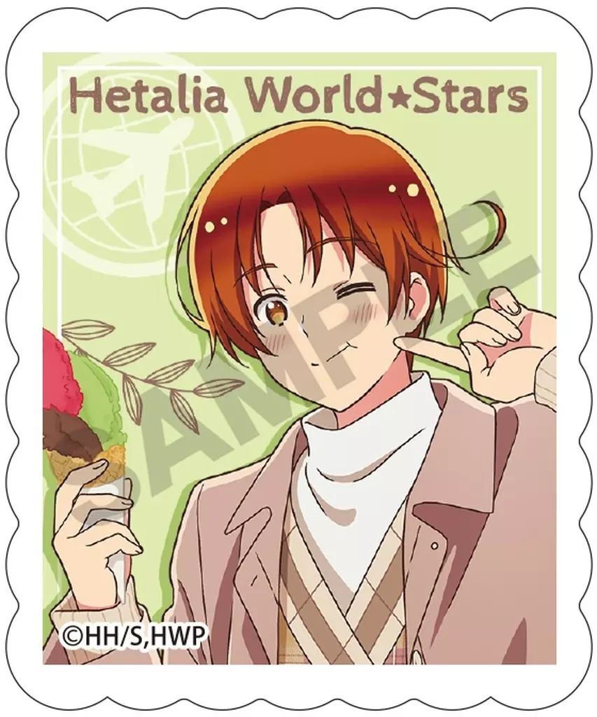 中古】マグネット・磁石 イタリア(食べ歩きグルメ) アクリルマグネット