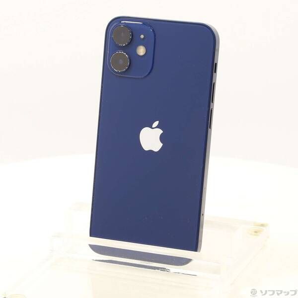 中古品〕 iPhone12 mini 64GB ブルー MGAP3J／A SIMフリー【262