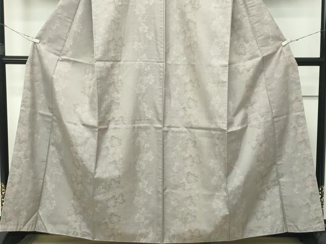 平和屋本店□極上 本場大島紬 葡萄蔦の葉文 大山謹製 胡桃染色地 証紙  