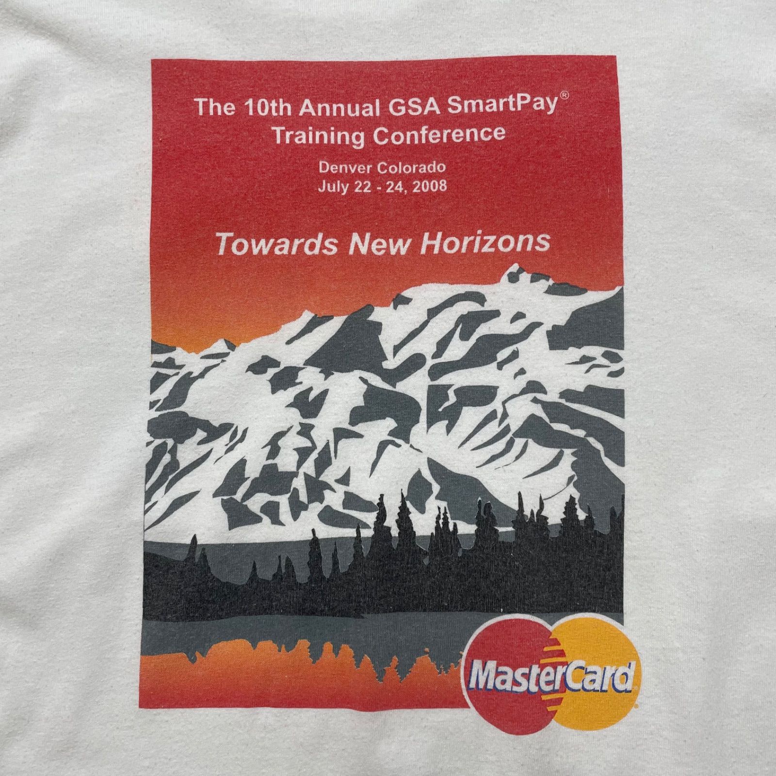 マスターカード 企業Tシャツ アドバタイジング ホワイト XL【ST251 