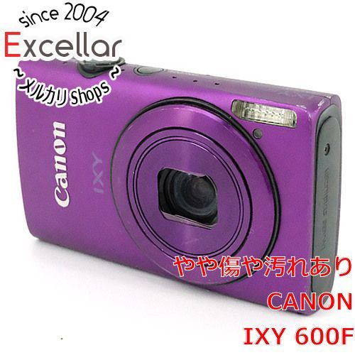 bn:7] Canon製 デジカメ IXY 600F パープル 1210万画素 本体いたみ  