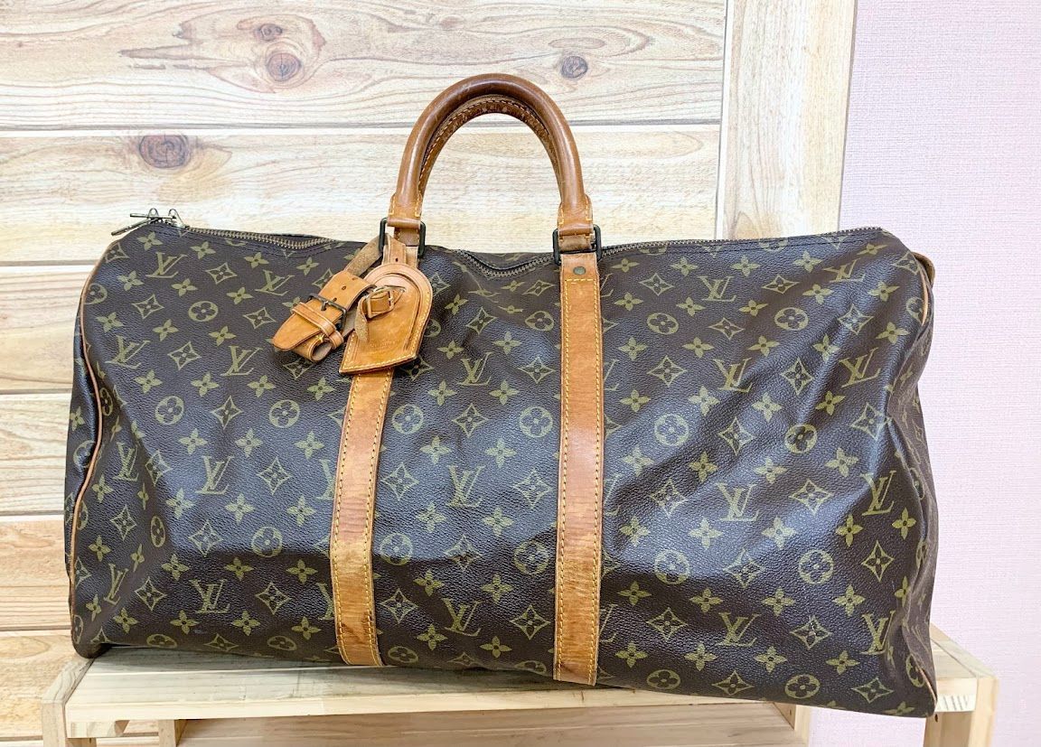LOUIS VUITTON ボストンバッグ モノグラム キーポル60 ブラウン 楽天市場】LOUIS VUITTON ルイヴィトン モノグラム キーポル50