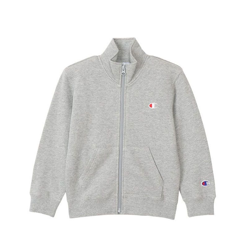 超激得，限定SALE チャンピオン champion ZIP STAND SWEAT KIDS WEAR ・ BASIC ウェア(キッズ) (CK-Y003)、(070)オックスフォードグレー その他