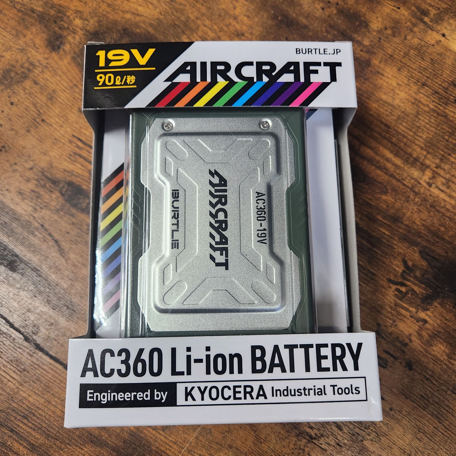 バートル 19Vバッテリー AC360 1個 (カラー2色あり)
