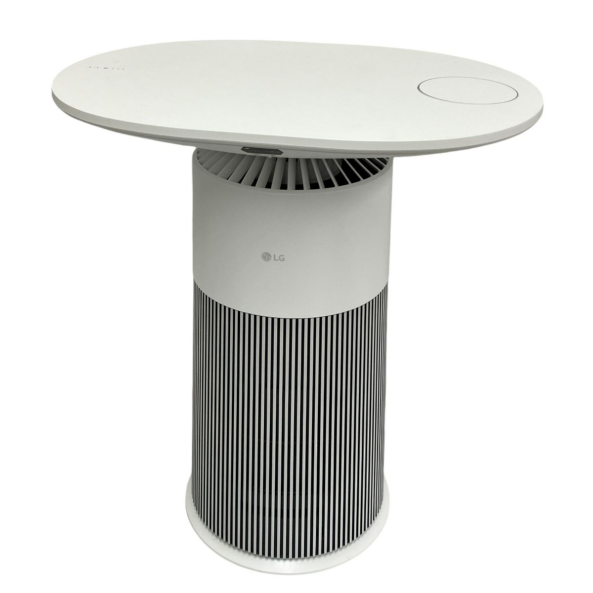 LG AS207PWU1 PuriCare AeroFurniture マルチ機能空気清浄機 12.5畳 20 ワイヤレス充電 テーブル ホワイト 家電 良好 T10060184