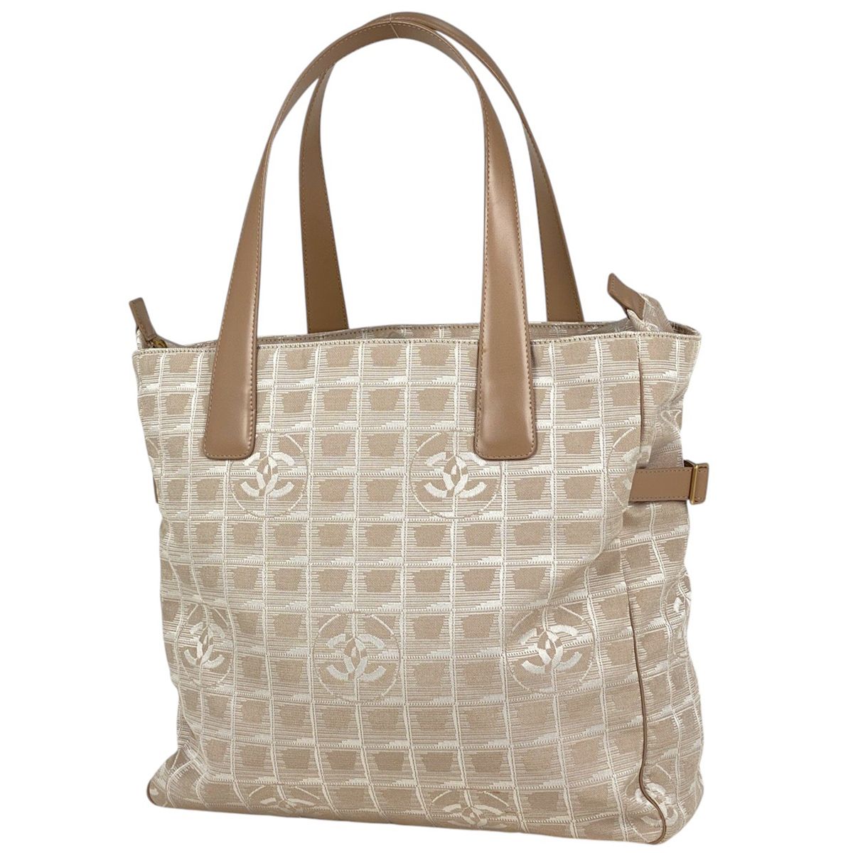シャネル CHANEL ニュートラベルライン トート GM ココマーク