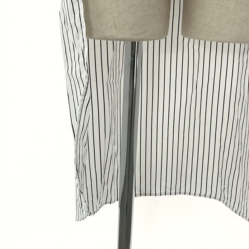 Plan C / プランシー | ストライプ バックロングシャツ | 40