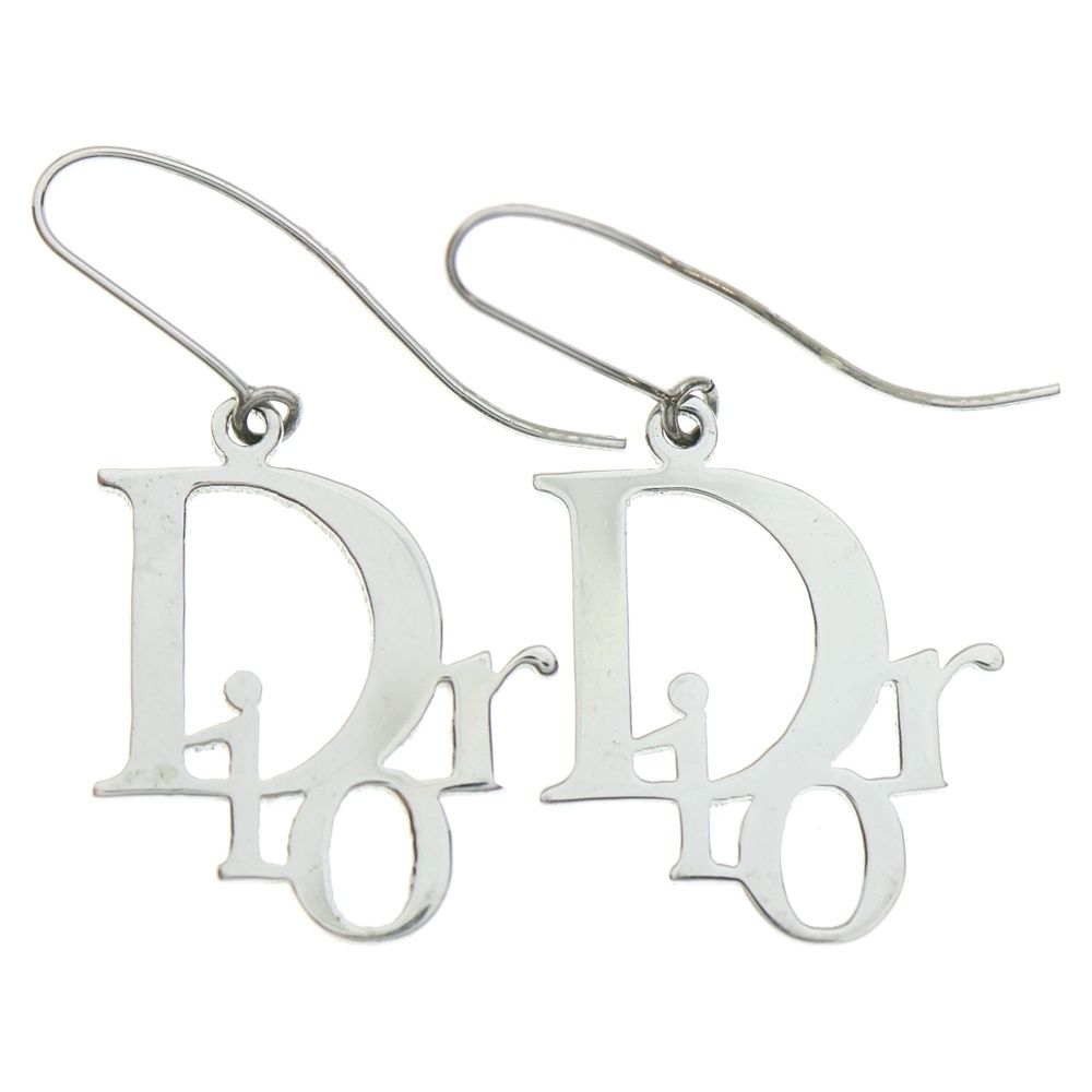 Christian Dior クリスチャンディオール ロゴピアス シルバー イヤーアクセサリー シルバー