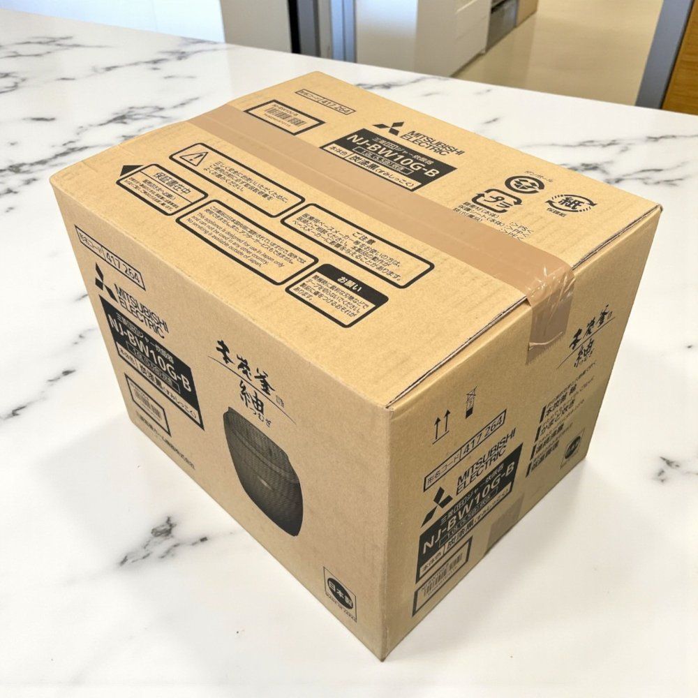 三菱電機 ジャー炊飯器 NJ-BW 10 G-B 本炭釜 1.0 L 八重全面加熱 冷凍用まとめ炊き 低温調理対応 ブラック
