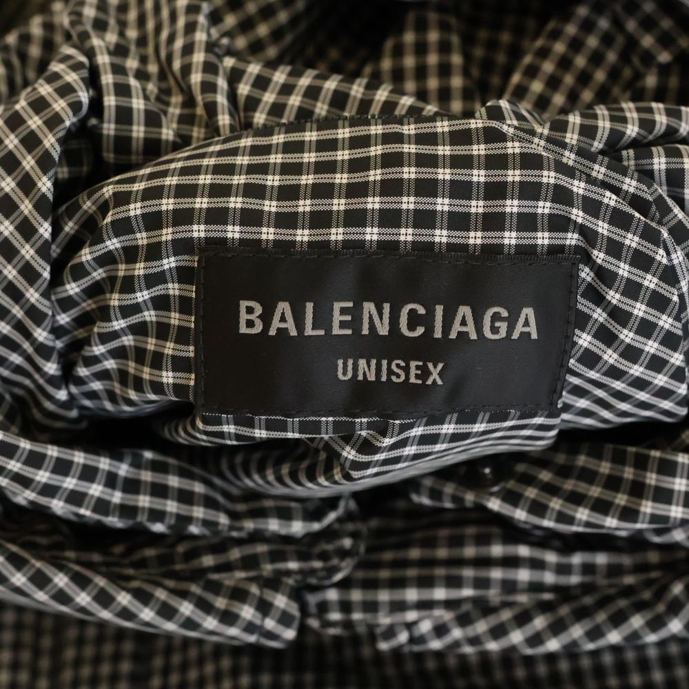 BALENCIAGA (バレンシアガ) 23SS チェックデザイン フード付 オーバー