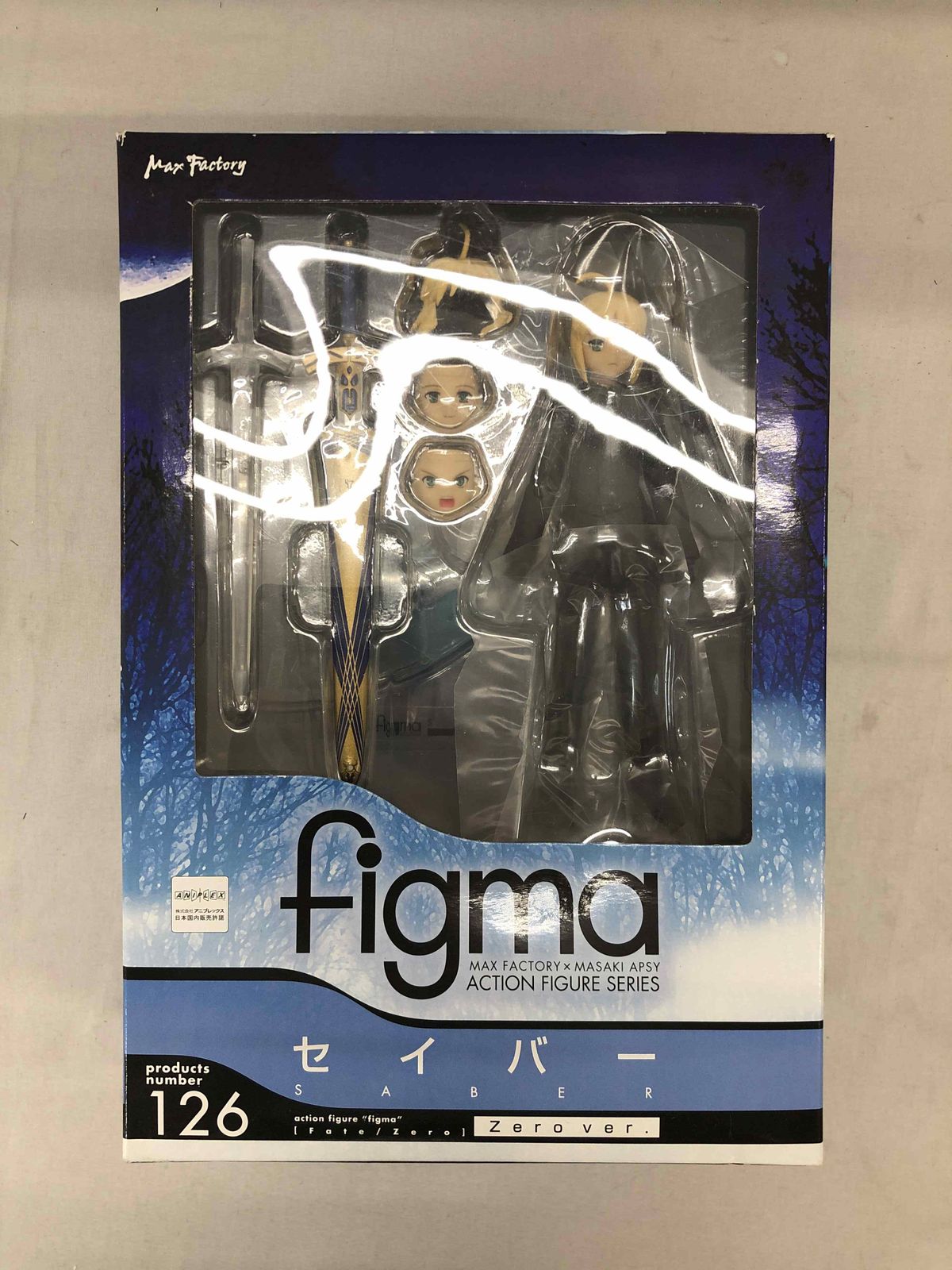 【未開封】figma 126 Fate/Zero フィギュア セイバー Zero ver．