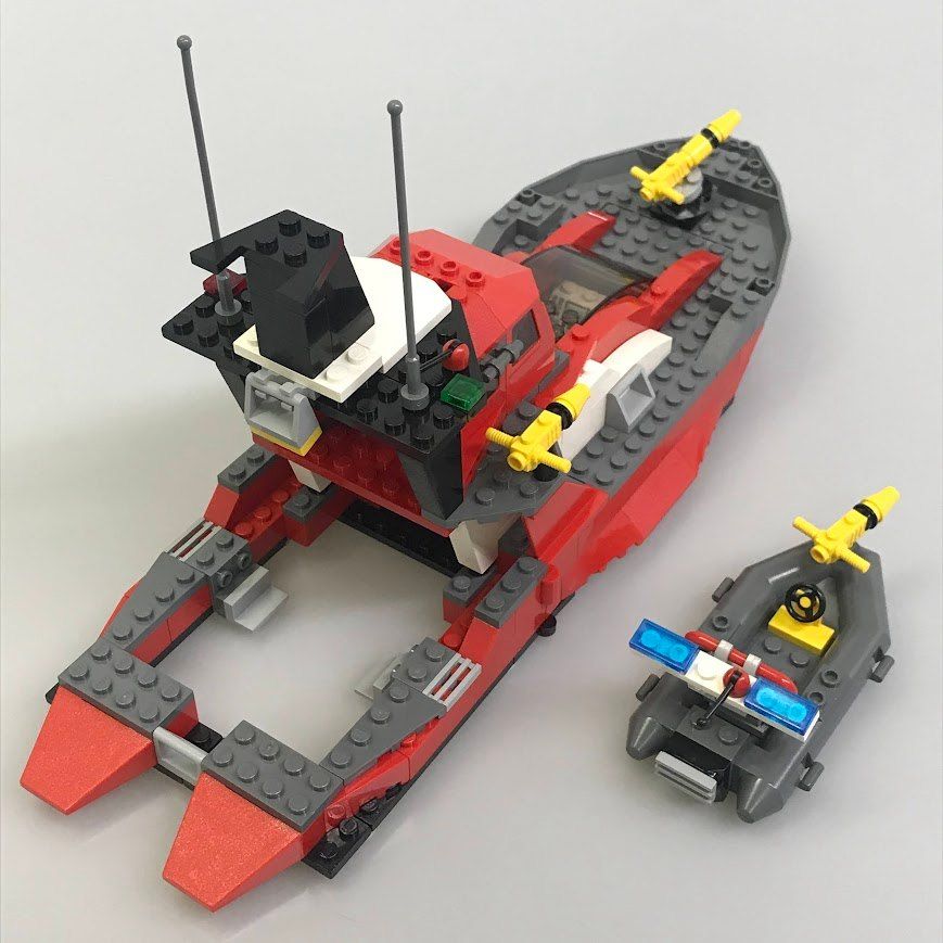 正規品 LEGO レゴ ワールドシティ 7046 消防指令船 HD-576-A 廃盤品 説明書付き 希少 371 - メルカリ