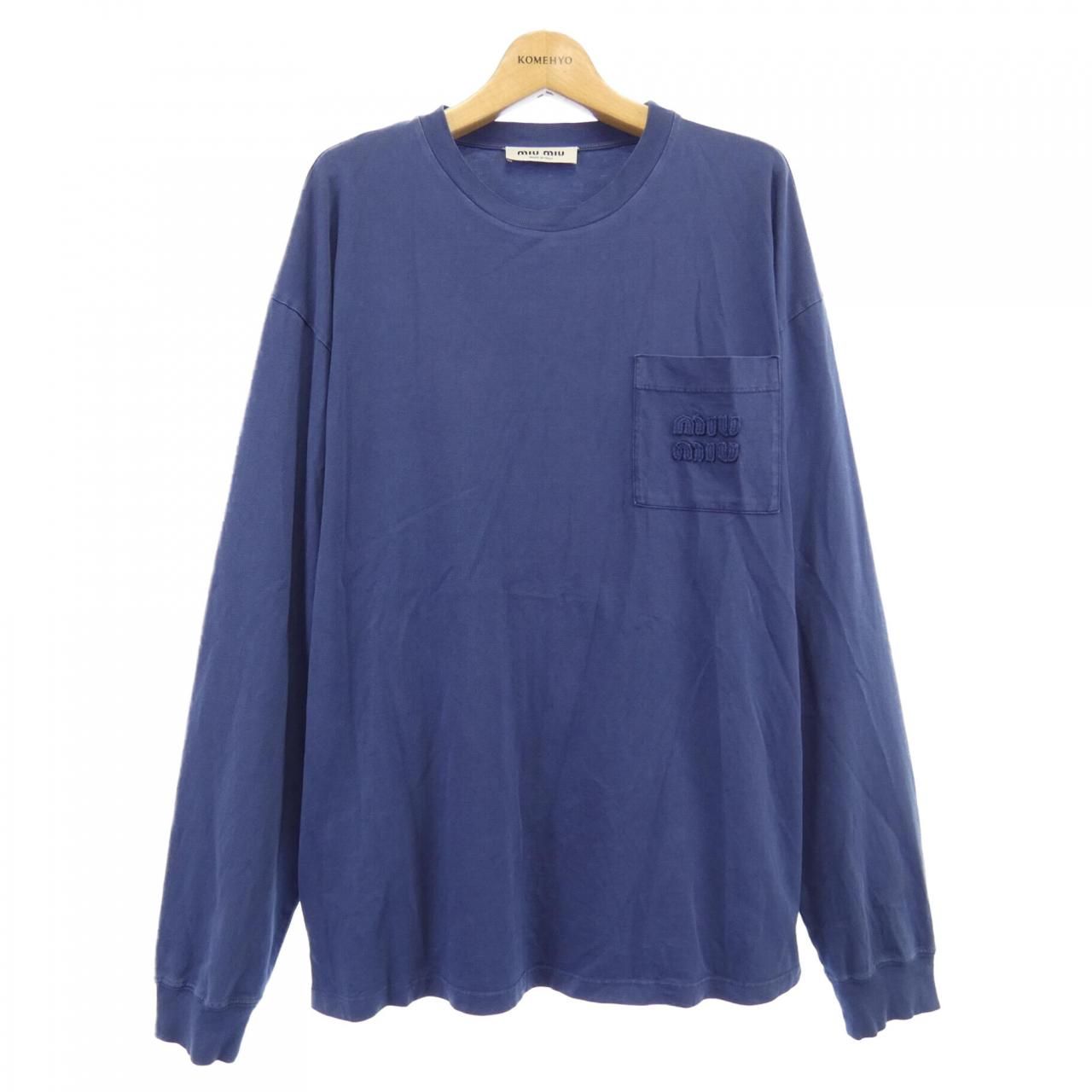 ミュウミュウ MIU MIU ガーメントダイジャージー MJL064 SOOO 159E Tシャツ