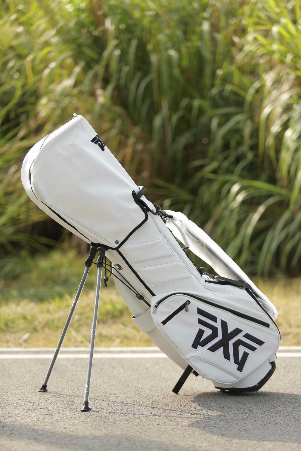 ハイブリッド スタンドバッグ 白 【中古】 PXG キャディバッグ
