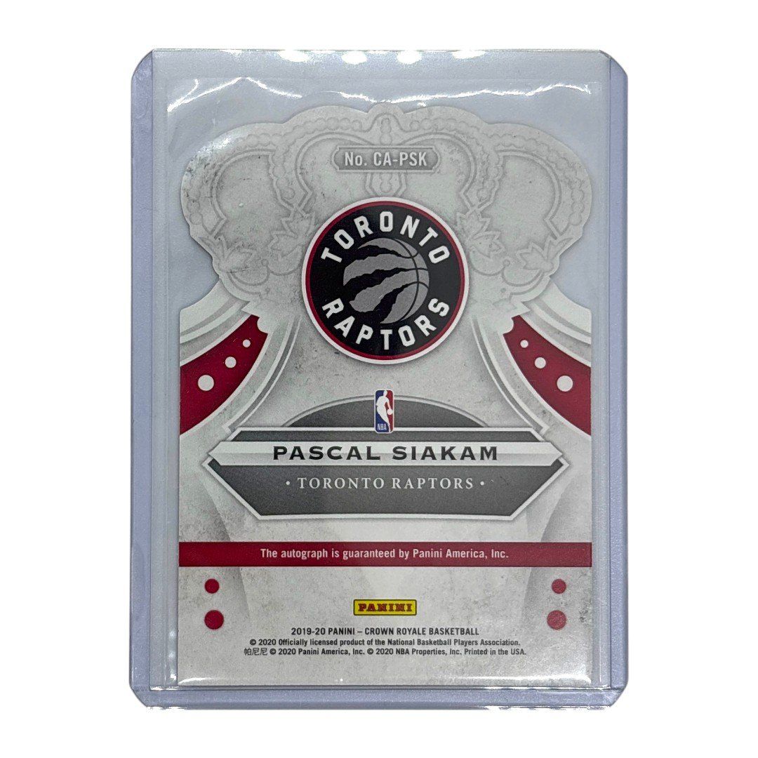 PANINI NBAカード CROWN E DIE-CUT PASCAL SIAKAM TORONTO RAPTORS 05/49 #CA-PSK 送料無料 中古 IT1 PANINI NBAカード CROWN ROYALE DIE-CUT PASCAL SIAKAM TORONTO