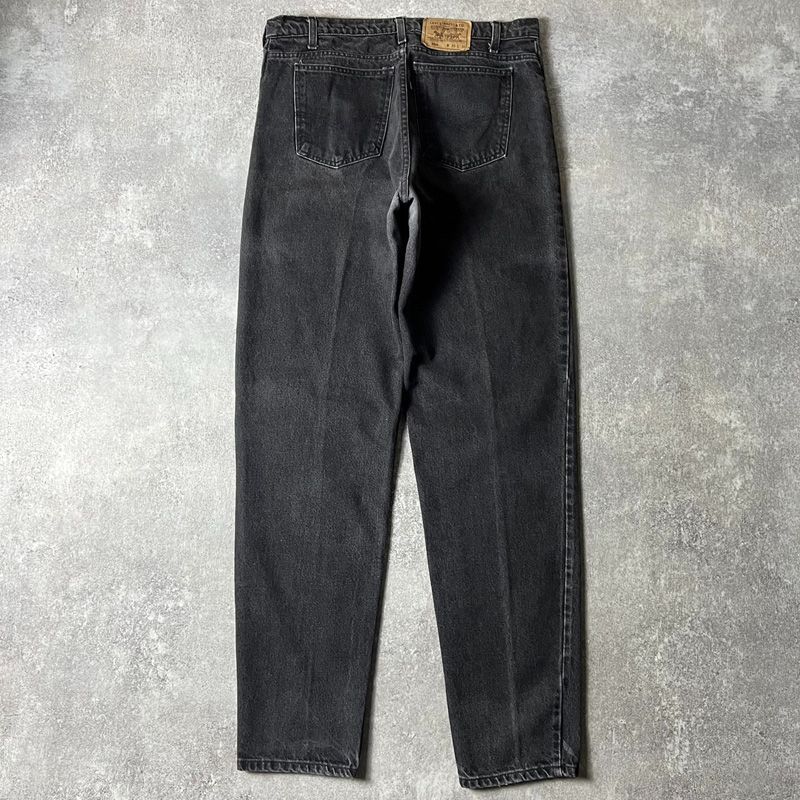 90s USA製 Levis 550 4159 ブラック デニム パンツ 36 36 / 90年代