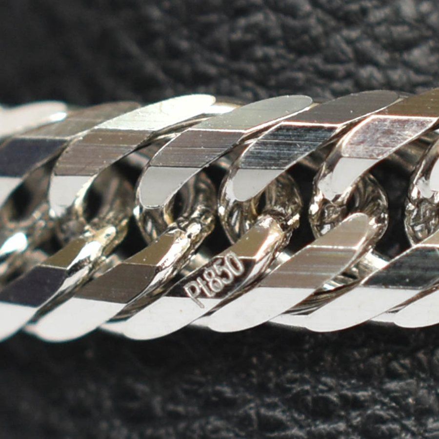 PT850 喜平 リング 21号 約4.3mm 3.9g ● プラチナ喜平リング12面トリプル19号 幅4mm