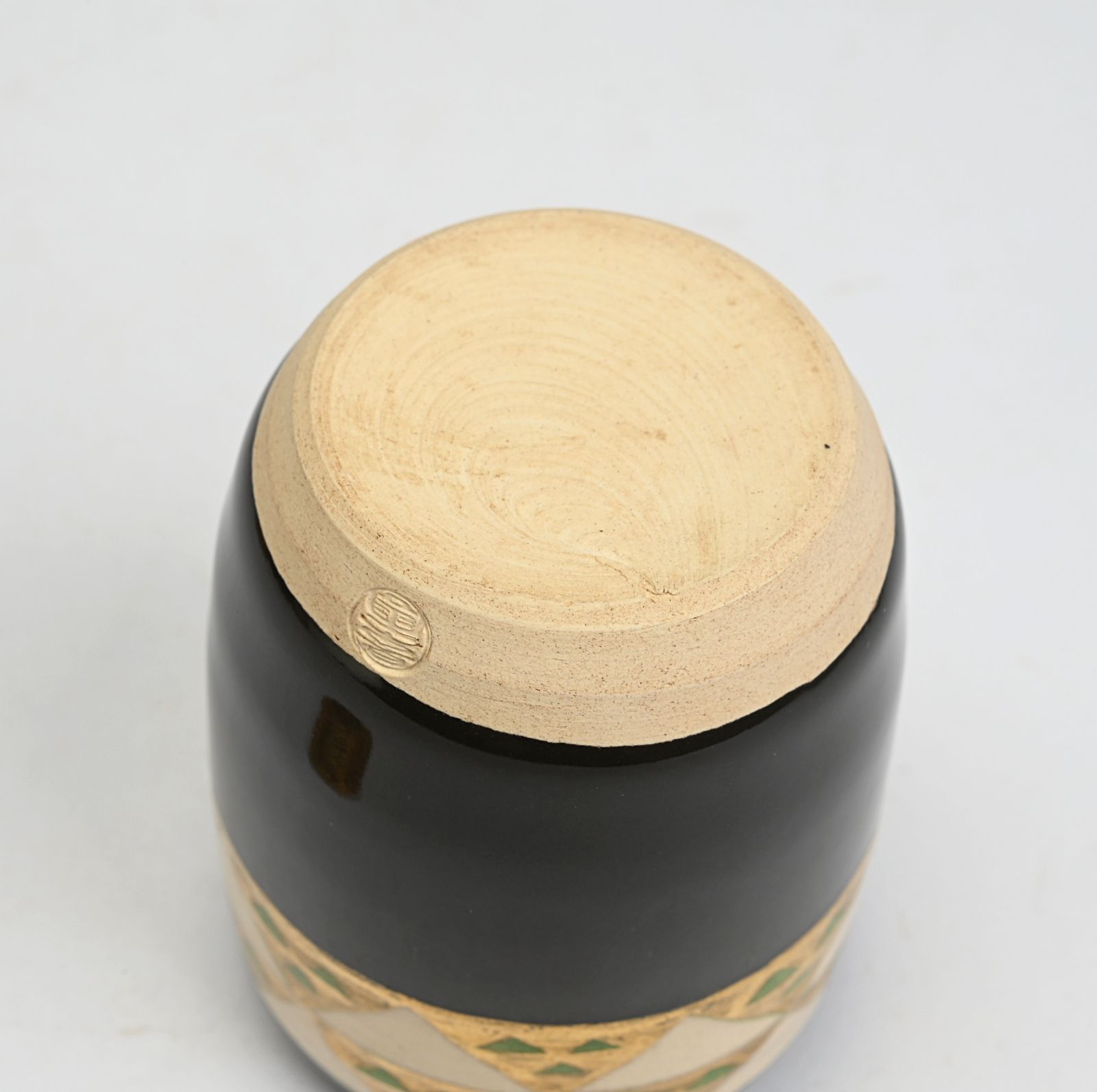 手塚景雲 仁清写鱗波文 茶入 仕覆 共箱 茶道具 WWW_IBETON_RU