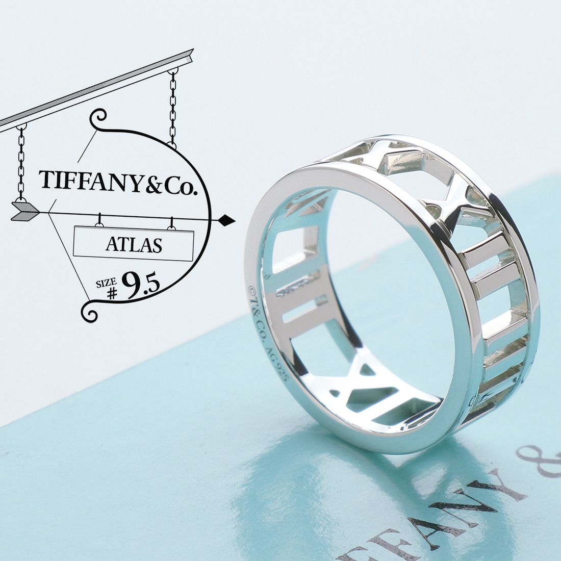 Tiffany＆Co. ティファニー アトラス オープンリングAG925