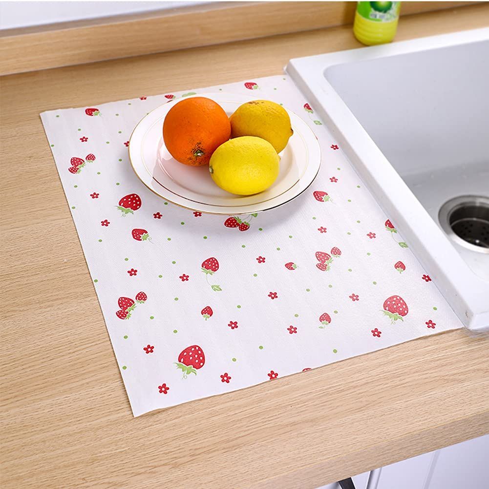 数量 キッチンカウンタートップ 冷蔵庫 下駄箱 保護シート 入 防虫 防水 防油 押入れシート 防滑 防塵 拭き取り 食器棚シート 厚手 引き出しシート キッチンシート 食器棚 MinniLove クロゼット テーブルなどに適合 300 x 30 cm