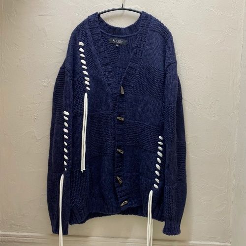 SHOOP シュープ 21AW MORI CARDIGAN モリカーディガン SIZEM ネイビー