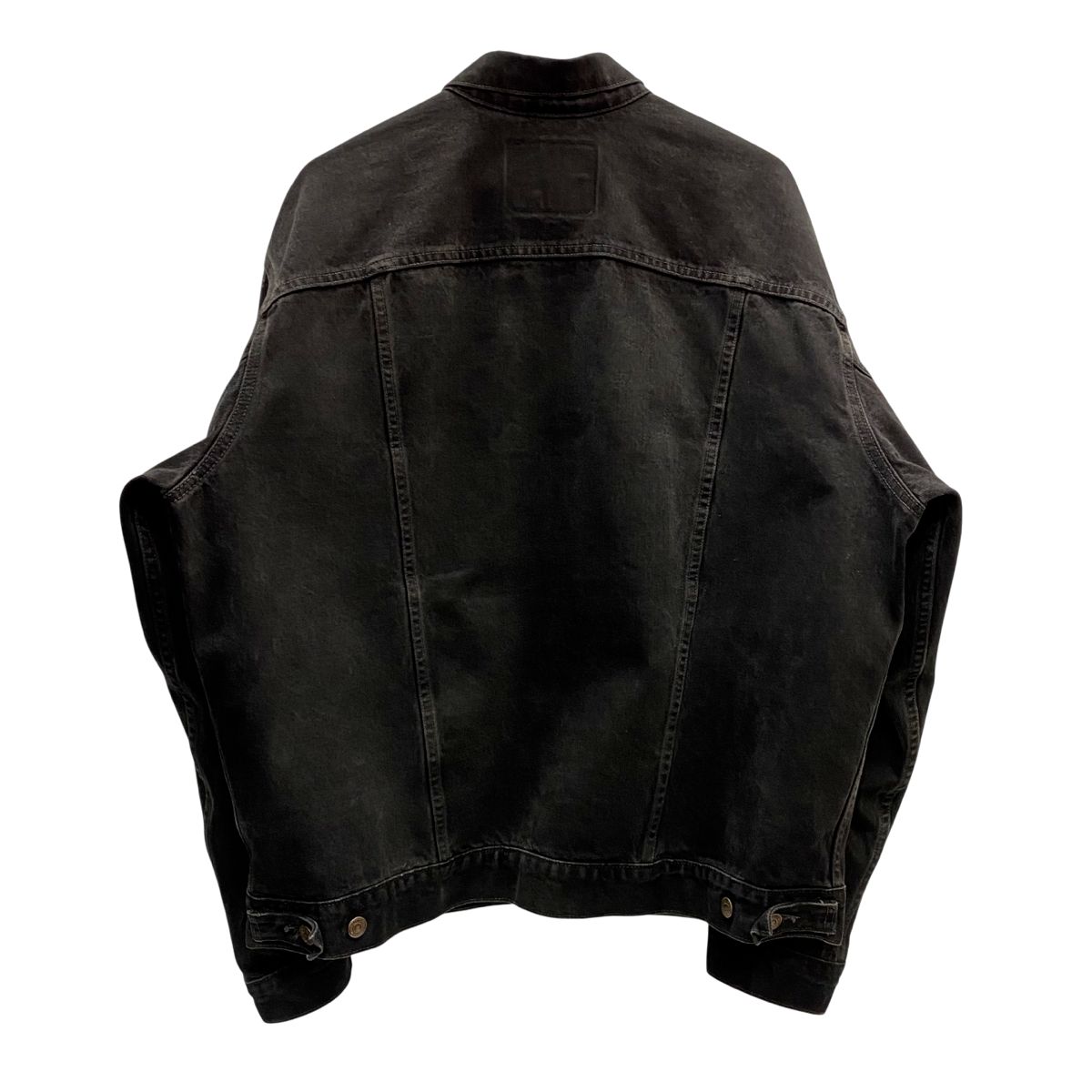 リーバイス 70507-4159 後染めブラックデニムジャケット トラッカー 古着 90s Levi's 70507 デカタグ 先染め ブラック デニム