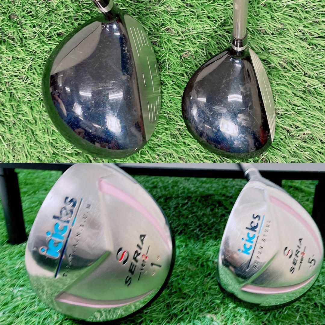 ゴルフクラブ　レディースセット　初心者　アイスクルーズ　セリア　N1278 ゴルフクラブ レディースセット 初心者 アイスクルーズ セリア