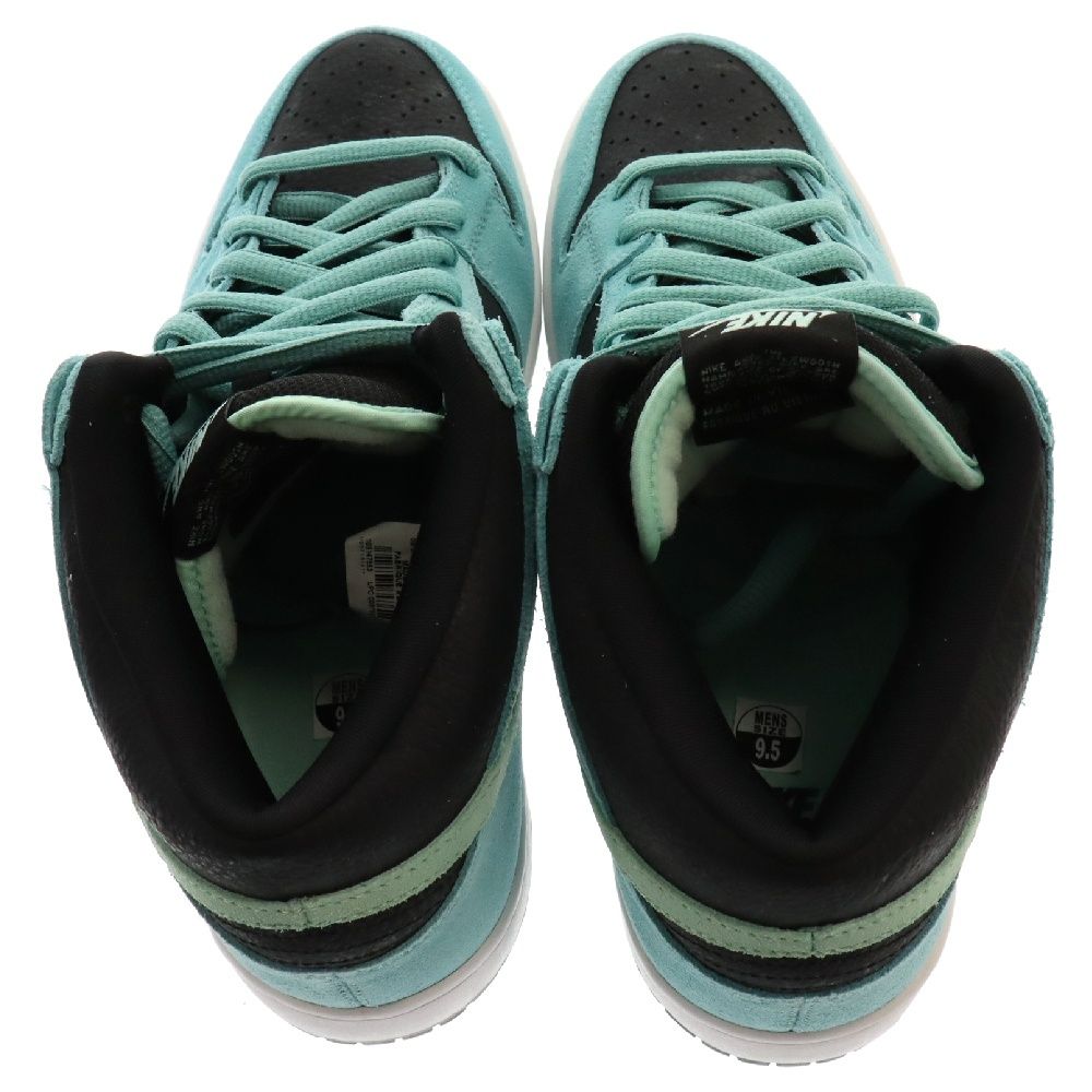 NIKE SB (ナイキエスビー) DUNK MID PRO SEA CRYSTAL BLACK/MEDIUM MINT-SEA CRYSTAL  ダンクミッドプロ スウェード ミッドカットスニーカー 314383-033 US9.5/27.5cm - メルカリ