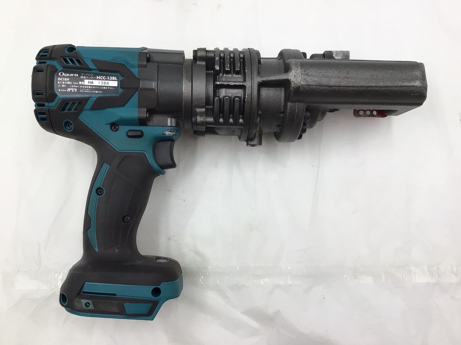 オグラ 鉄筋カッタ 型番不明 中古品 バッテリー付き