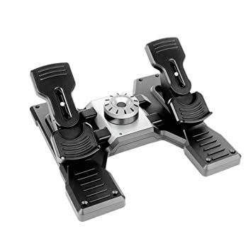 ♥･未開封品 ロジクール Logicool トーブレーキ搭載 プロ ラダーペダル シミューレーション コントローラー G-PF-RP
