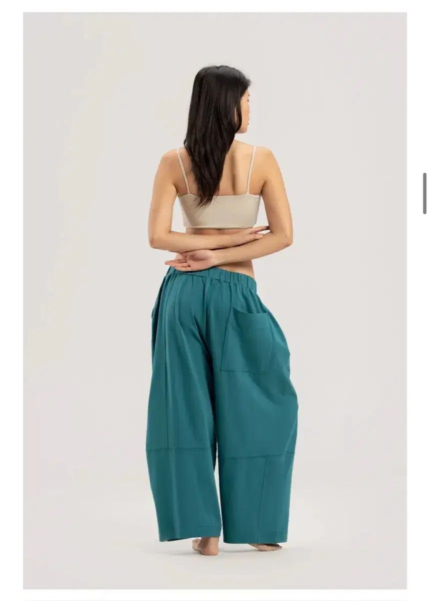 BUDHI MUDRA wide panel pants Turquoise m
