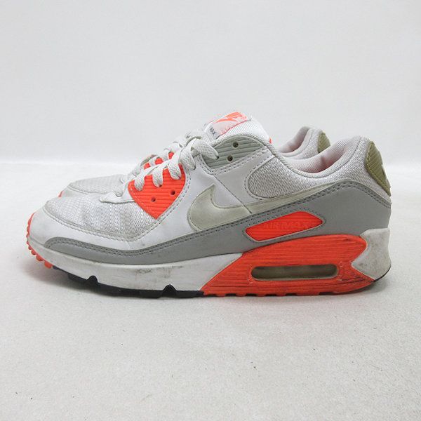 Q【27cm】ナイキ/NIKE AIRMAX90エアマックス90 CT4352-103 ランニングシューズ白/MENS/9【中古】