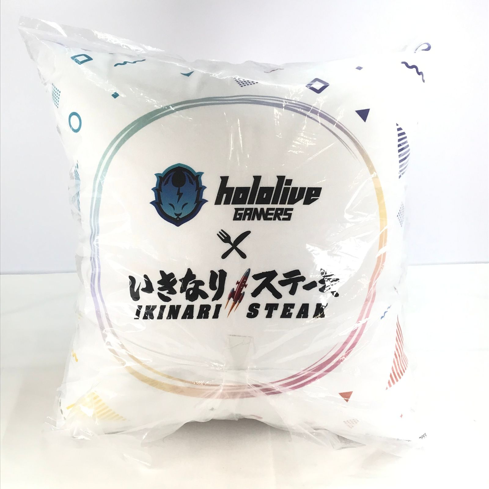 【非売品】ホロライブゲーマーズ×いきなりステーキ クッション 〇「ホロライブゲーマーズ」×いきなり！ステーキ コラボキャンペーン