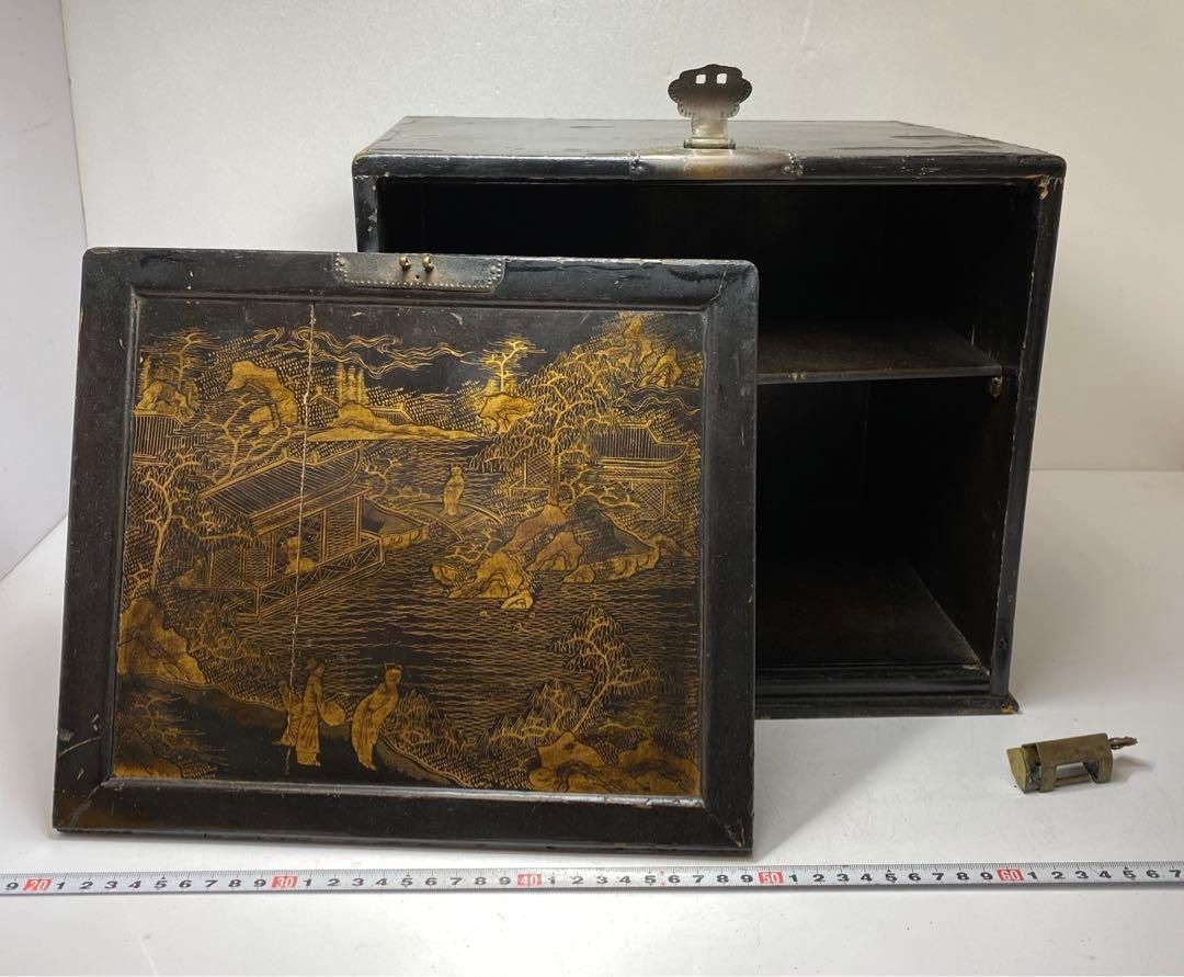 中国古玩 蒔絵 器局 トヒチサ 東さ5-1013