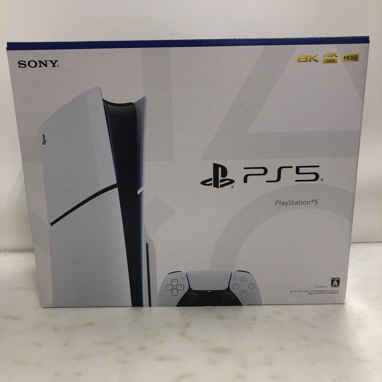 02m2273 SONY PS5 CFI-2000 1TB 新型モデル 本体一式 ※未使用品 【中古 