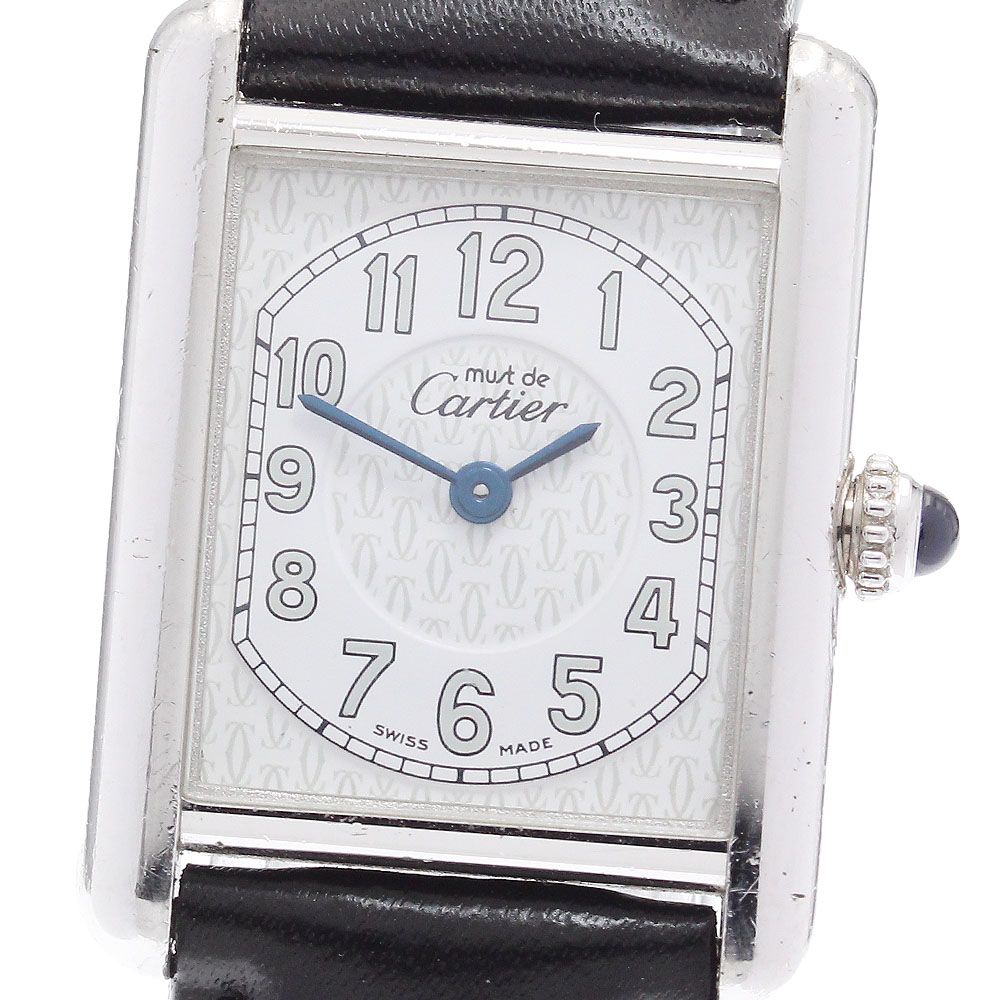カルティエ CARTIER W1014254 マストタンク SV925 クォーツ レディース保証書付き_913912