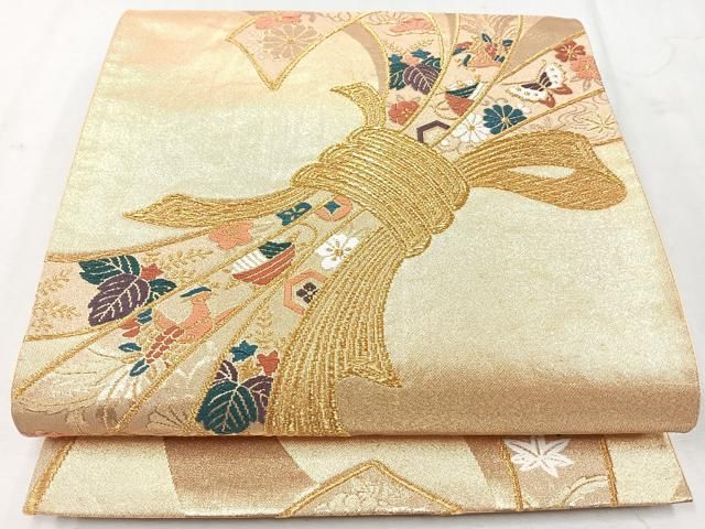 未使用 西陣織 唐織 高級（六通）袋帯 中古品 正絹 袋帯 高級西陣 唐織