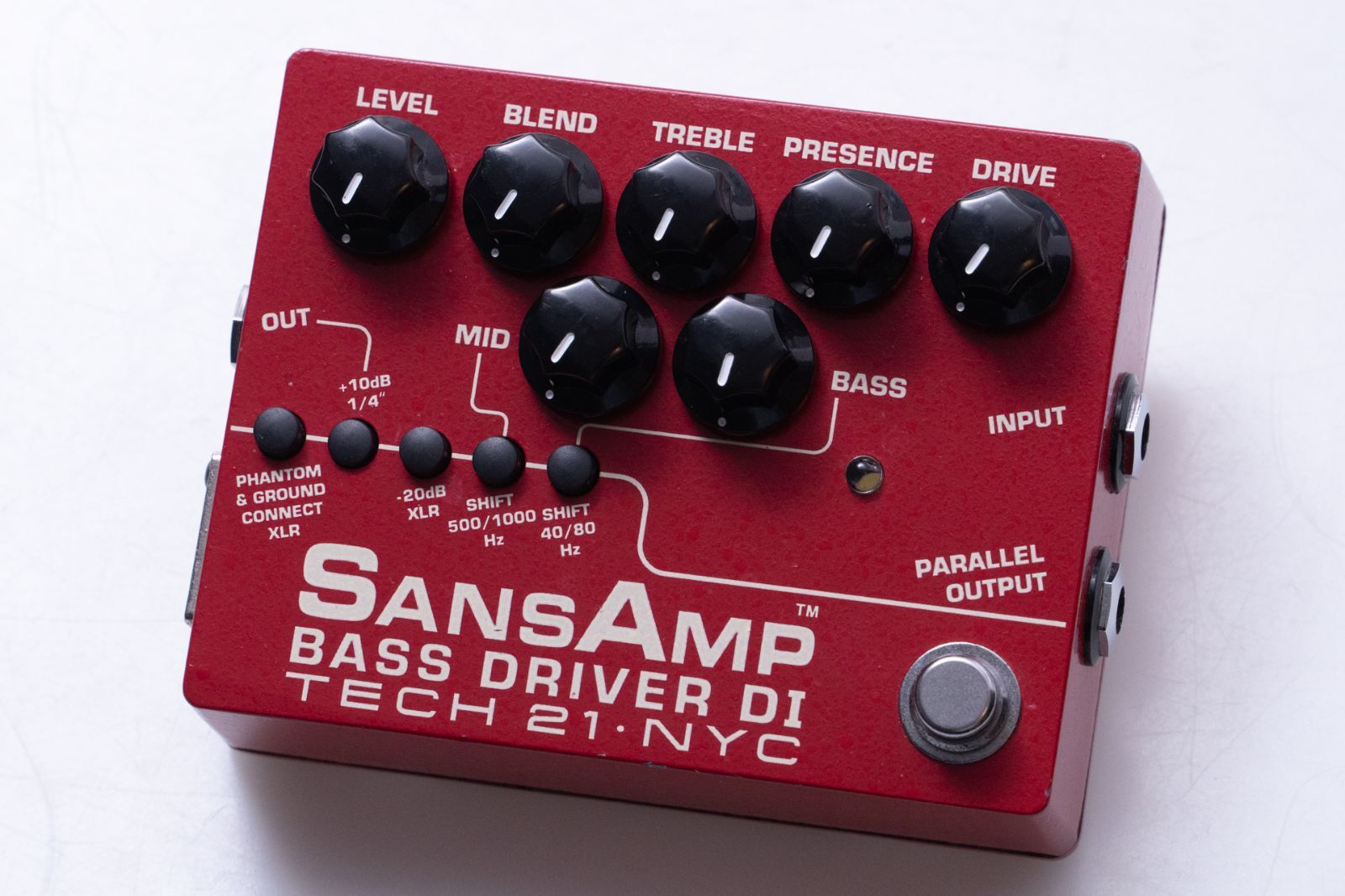 used】TECH21 / SANSAMP BASS DRIVER DI V2 Vermilion【GIB横浜
